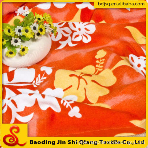 wholesale 100% Cotton Reactive printing custom print flower beach towel